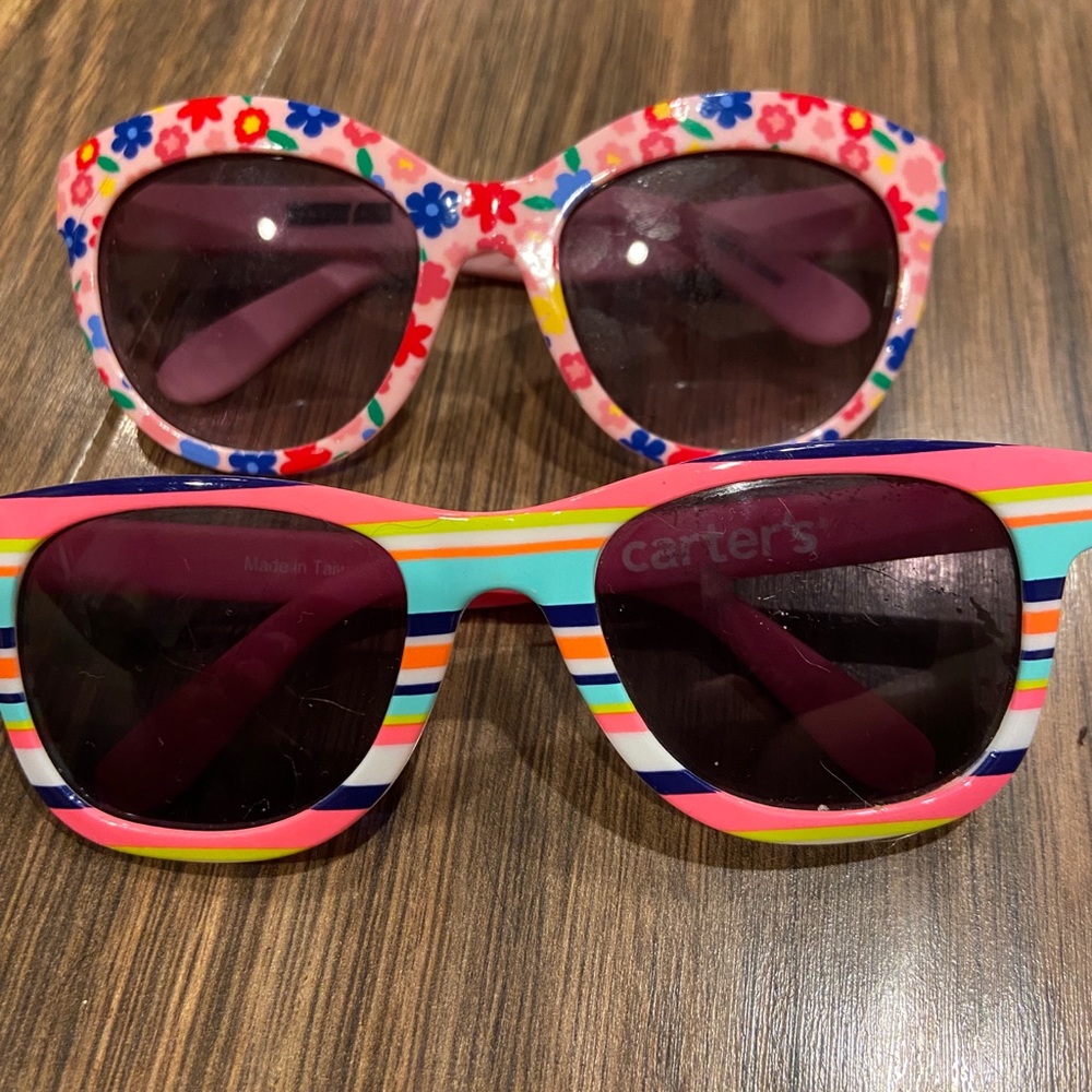 Janie and Jack and Carters 12 mos sunglasses.